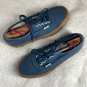 Vans Authentic Blue Gum Sneakers unisex classic shoes size: men 7.5, women 9.0